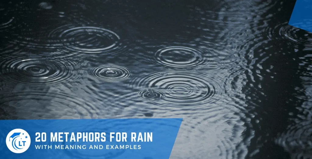 metaphors for rain